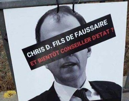 Le colleur d'affiches anti-Darbellay a été condamné